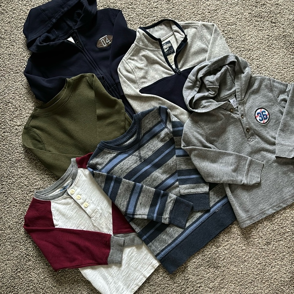 4/4t Boys Long Sleeve Shirts and Sweatshirts